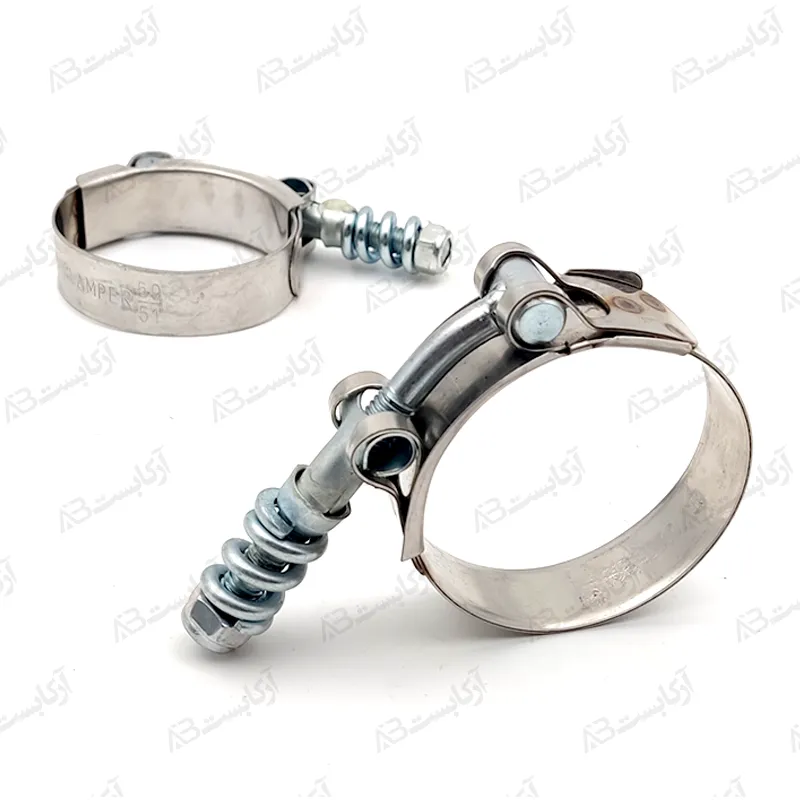 بست استیل فنردار